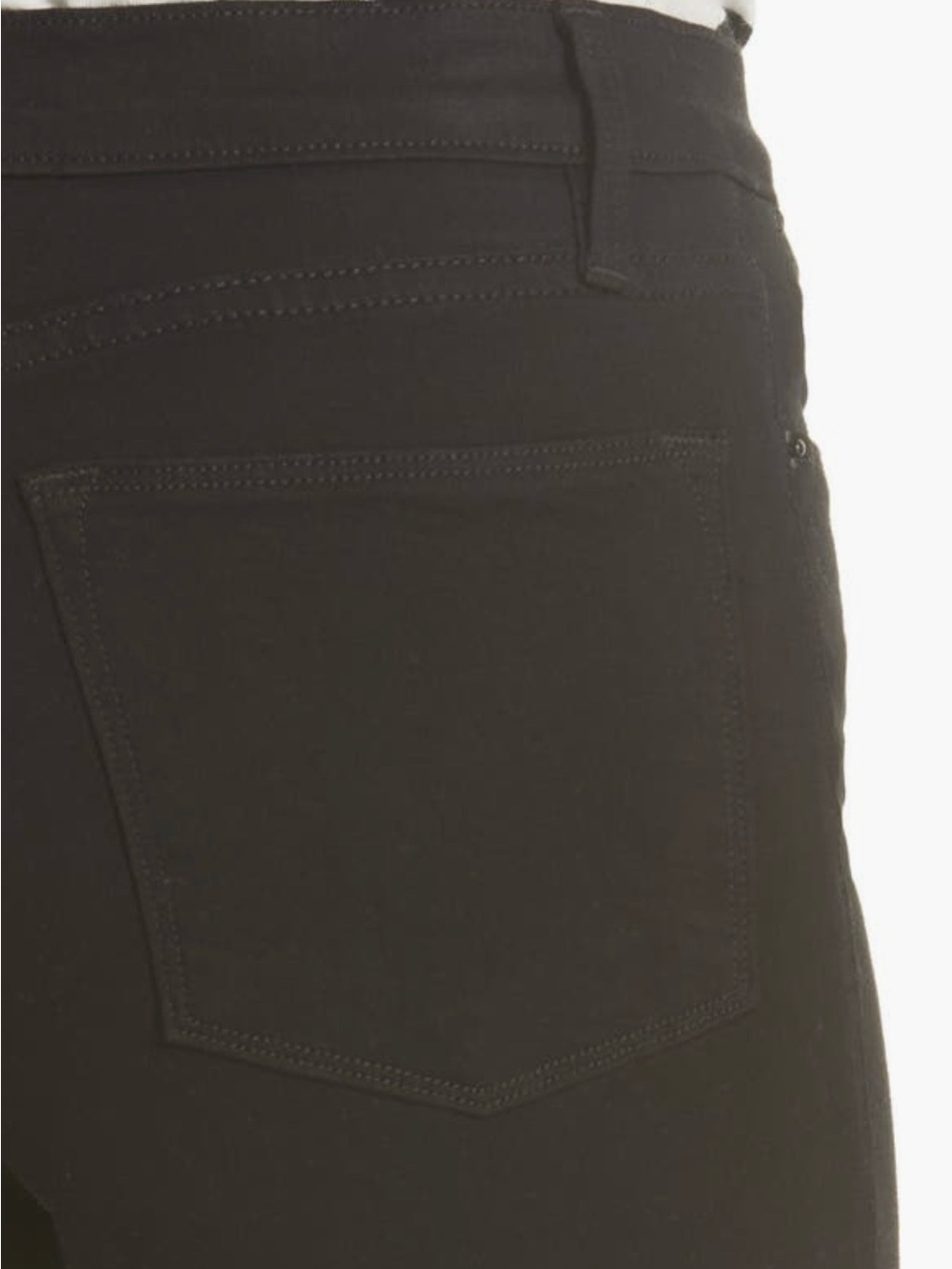 FRAME Le High Straight High Rise Jeans Film Noir Black Size 30 - Picture 4 of 5
